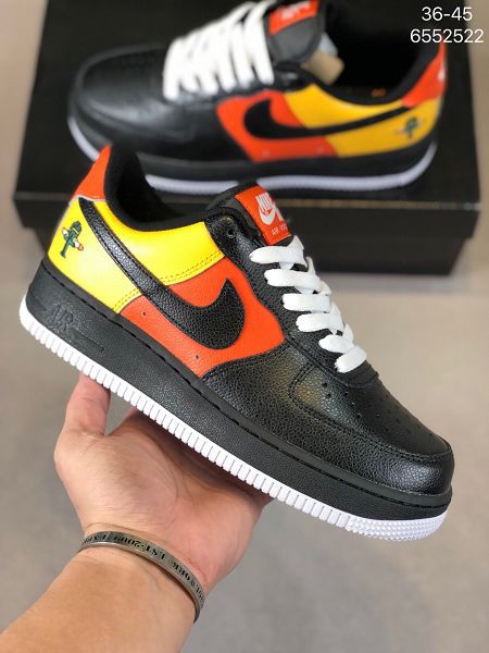 Nike Air Force 1 07 2020新款 串標空軍一號低幫情侶款休閒運動板鞋