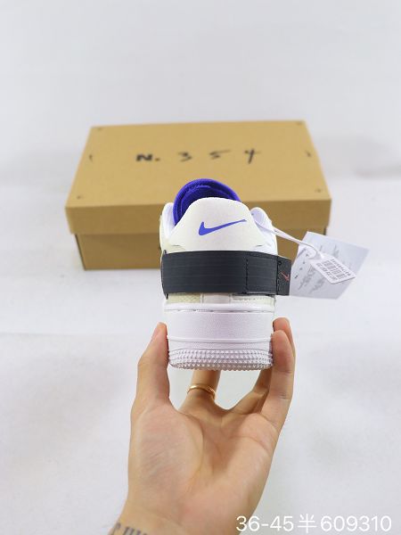 Nike Air Force 1 2021新款 AF1空軍一號解構N354男女款休閒板鞋 帶半碼