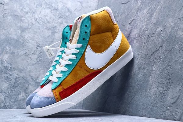 Nike Blazer Mid 1977 Vintage WE 2020新款 開拓者經典情侶款帆布低幫板鞋 帶半碼