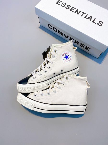 Fear Of God Essentials x Converse 70s FOG 2020新款 聯名皮面鞋舌情侶款帆布板鞋