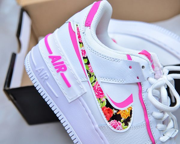 Nike Air Force 1 Shadow 2020新款 拼接馬卡龍女生休閒板鞋