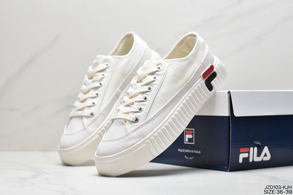 Fila 2022新款 斐樂女款帆布鞋板鞋