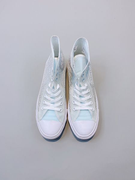 Converse All Star 2020新款 透明字母白色高幫女子帆布鞋