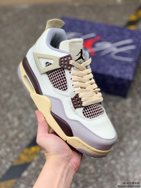 Air Jordan 4 2022新款 喬丹4代男女款中幫復古籃球鞋