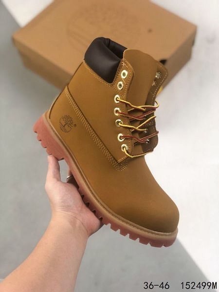 Timberland 2022新款 天伯倫經典款純色男女生大黃靴