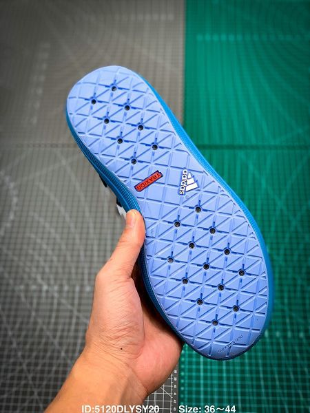 Adidas 2021新款 三葉草涂鴉輕便戶外男女生涉水鞋