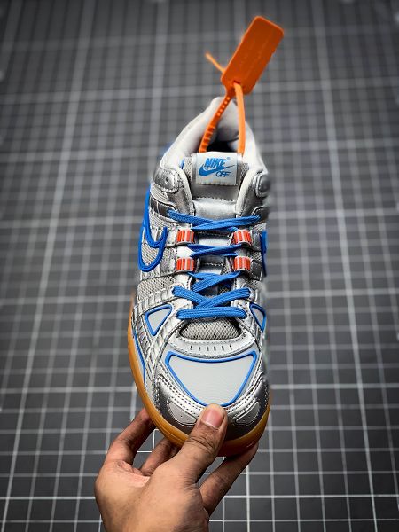 Off-White x Nike Air Rubber DunkUniversity Gold2.0 2020新款 橡膠扣籃球系列男生低幫休閒板鞋 帶半碼