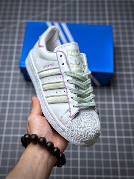 Adidas Originals Superstar 2023新款 經典復古男女款貝殼頭板鞋