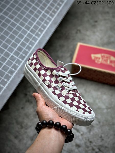 Vans Authentic 44 DX 2023新款 安納海姆棋盤格低幫男女款帆布鞋