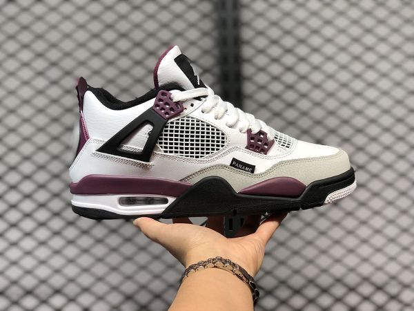 Nike Air Jordan 4 Retro PSG AJ4 2020新款 喬丹4代巴黎聖日爾曼聯名款情侶款籃球鞋 帶半碼