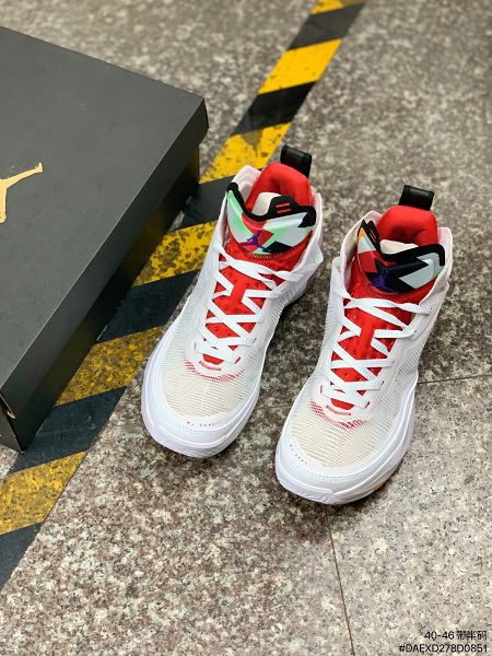 Air Jordan XXXVII Zion PF 2022新款 喬丹37代中幫鏤空緩震科技男款運動籃球鞋