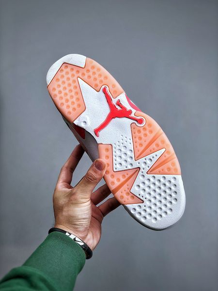 Air Jordan 6 Retro Low 2022新款 男女款水晶半透明橡膠大底籃球鞋