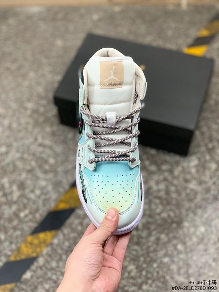 Air Jordan 1 Mid 2023新款 喬丹1代白褐男女款籃球鞋