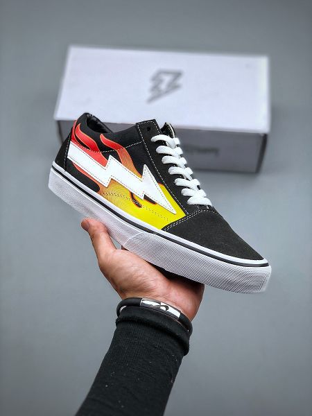 Revenge x Storm x Vans 2022新款 萬斯閃電系列男女款經典休閒板鞋