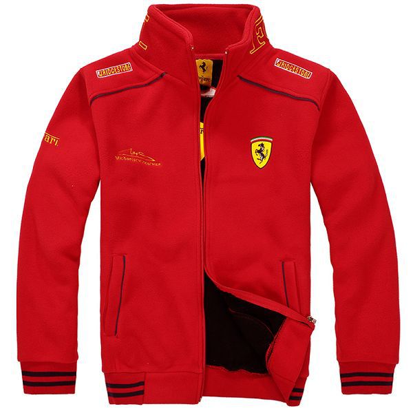 Ferrari 法拉利賽車外套 紅色 情侶裝加厚外套