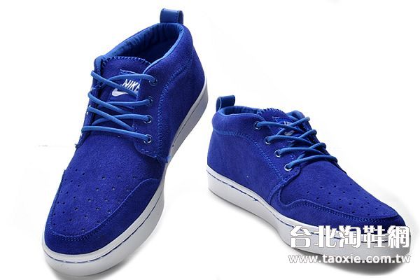 nike 2013新款鞋子型錄 復古雕刻版 寶藍色潮流鞋 男款休閒鞋