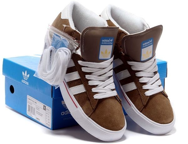 adidas campus vulc 校園鞋 2012新款 棕色高幫板鞋 男款