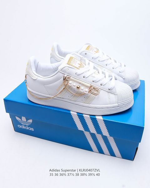 Adidas Originals Superstar 2022新款 貝殼頭賀歲版聯名女款運動板鞋 