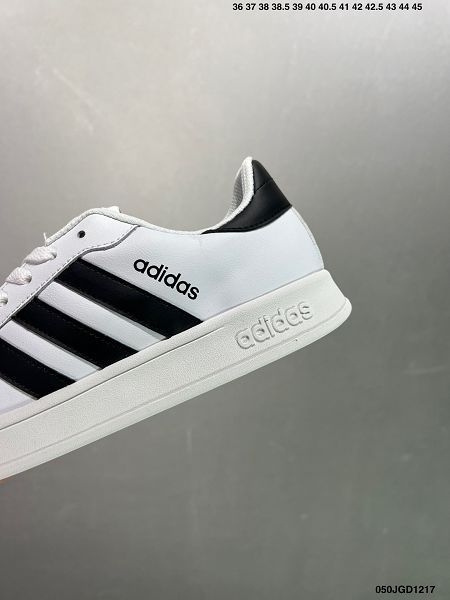 Adidas neo Breaknet Plus 黑白色 情侶款經典復古板鞋