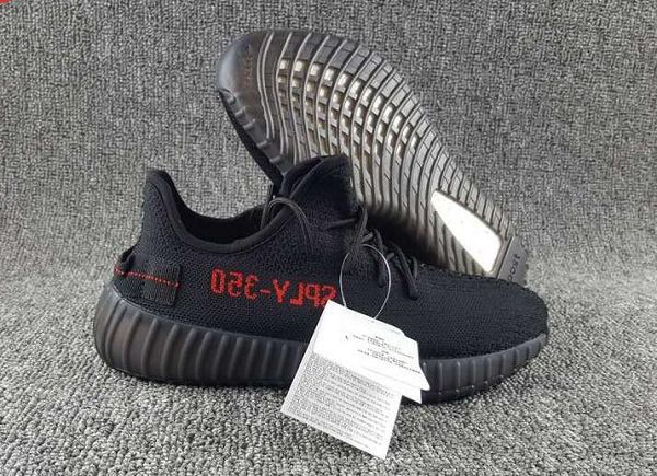 adidas Yeezy 350 Boost 侃爺同款椰子時尚情侶潮流鞋 全黑