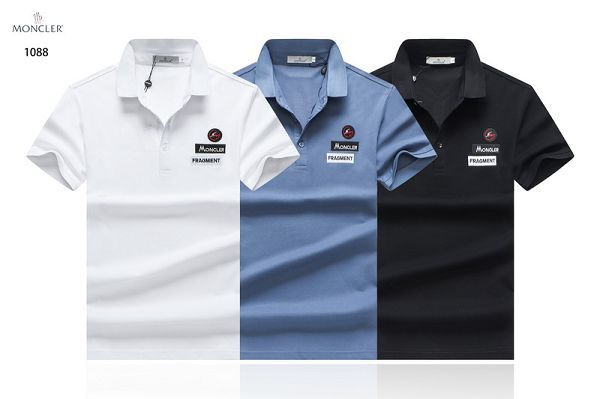 moncler polo衫 2021新款 蒙口翻領短袖polo衫 MG1088款