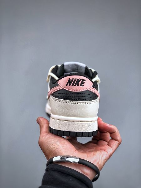 Nike Dunk Low 蒸汽木偶-煙熏玫瑰 2023全新男女款SB綁帶低幫休閒板鞋