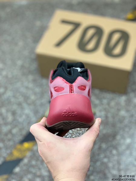 Adidas Yeezy 700 V3 2022新款 霓虹漸變男女款復古老爹鞋47