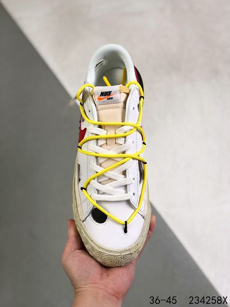 Off-White x Nike Blazer Low 2022新款 開拓者異型解構系列男女款運動板鞋