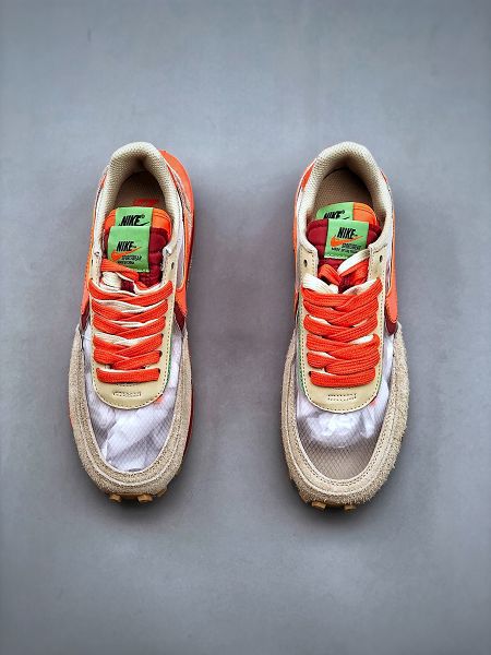 Undercover x Sacai x Nike LDWaffle 2022新款 三方聯名走秀款解構雙底雙勾雙鞋舌華夫復古男女款慢跑鞋