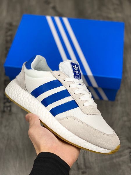 Adidas L-5923 2021新款 三葉草時尚休閒情侶款慢跑鞋 帶半碼