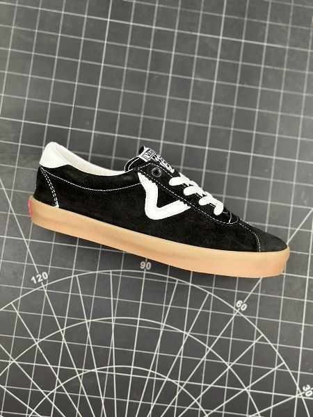 Vans Sport Low 高階支線 ｖ字頭 2025最新情侣全麂皮經典復古低幫滑板鞋