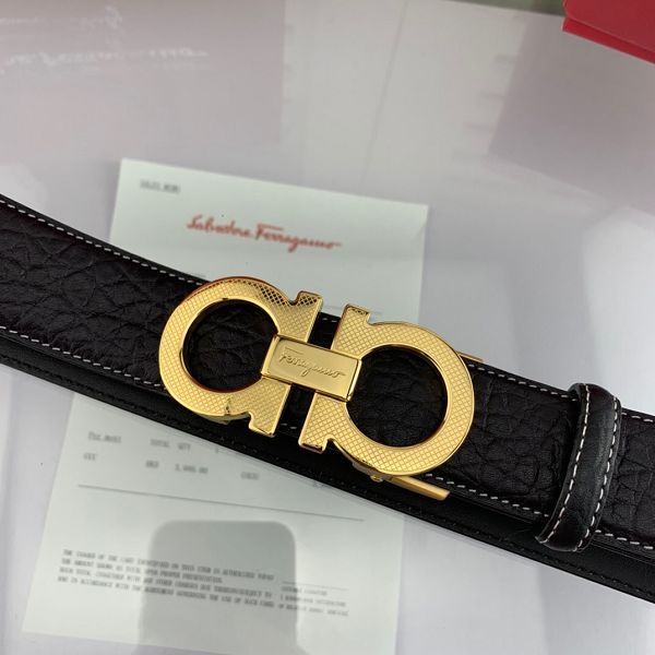 salvatore ferragamo皮帶 菲拉格慕2020新款 HF202036牛皮大象紋時尚腰帶