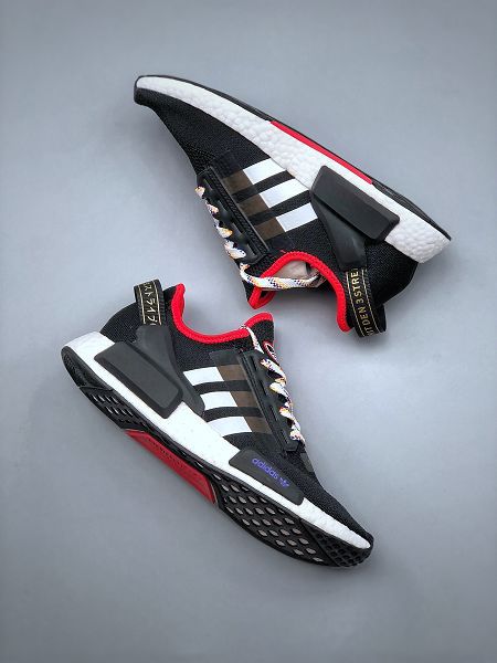 adidas boost nmd r1 2022新款 彈力針織鞋面顆粒大底男女款慢跑鞋