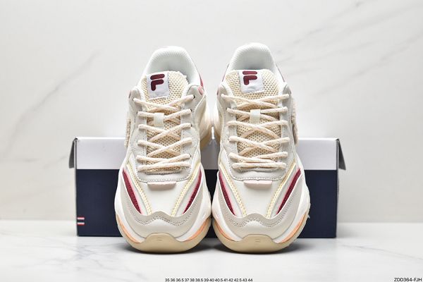 Fila Fusion Bianco 2 2023新款 斐乐潮牌减震防滑耐磨厚底老爹鞋