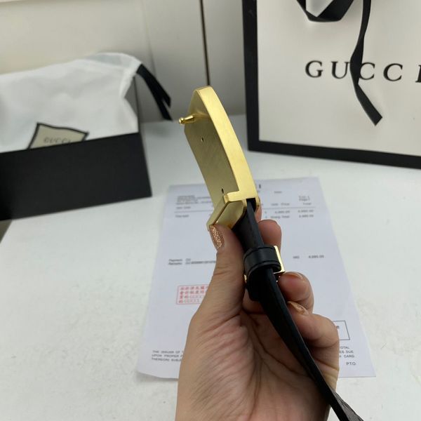 gucci皮帶 古馳2022新款皮帶 HF032711頭層牛皮壓花紋時尚腰帶