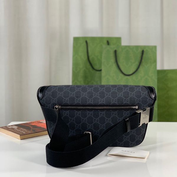 gucci包包 古馳2023新款手提包 DS733240互扣式雙G單肩斜挎包