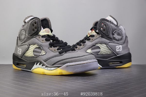 Off White x Nike Air Jordan 5 2020新款 OW聯名AJ5男女生籃球鞋