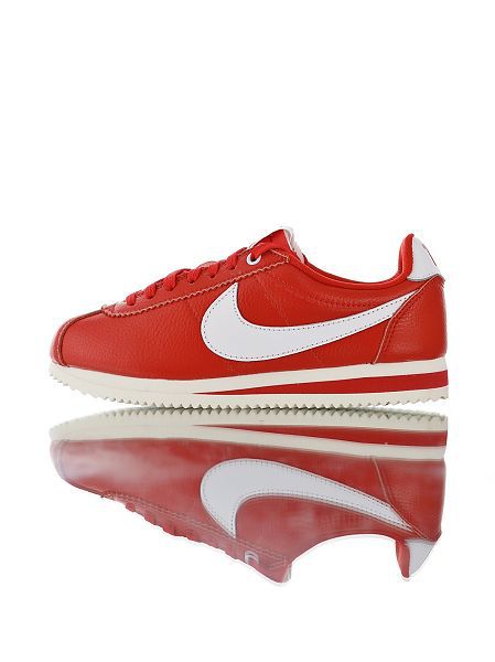 Nike Classic Cortez Premium SE White-Jade-orange 2019新款 阿甘復古初代情侶款慢跑鞋 帶半碼