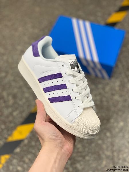 Adidas Originals Superstar 2022新款 貝殼頭經典女款休閑板鞋