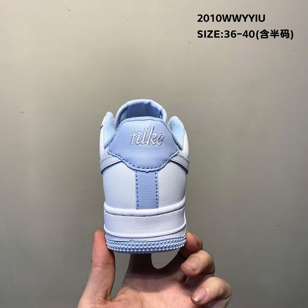 Nike Wmns Air Force 1 GS 2020新款 空軍一號經典低幫女生休閒板鞋 帶半碼