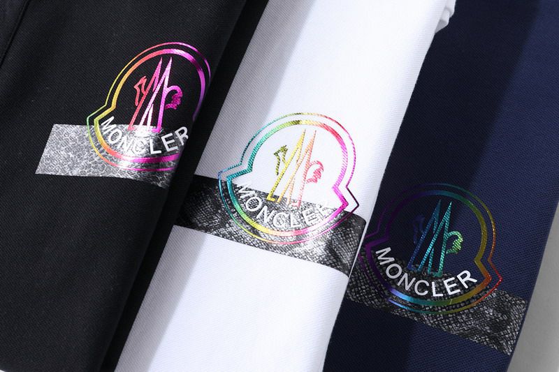 moncler polo衫 2021新款 蒙口翻領短袖polo衫 MG0318款