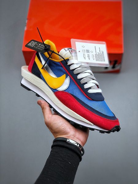 Sacai x Nike LVD Waffle Daybreak 2022新款 聯名解構走秀款男女款慢跑鞋