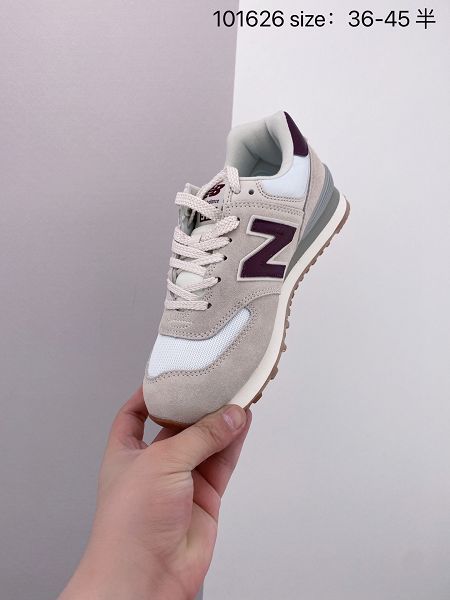 New Balance 574 2022新款 豬八革網面低幫男女款運動鞋