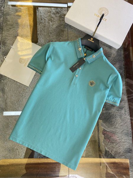 versace polo衫 2021新款 凡賽斯翻領短袖polo衫 MG0319款