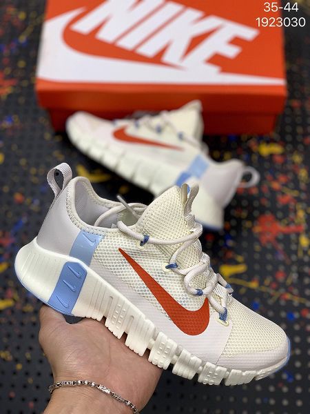 Nike Free Metcon 2020新款 赤足情侶款象牙白紅綻綜合訓練運動鞋