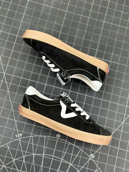 Vans Sport Low 高階支線 ｖ字頭 2025最新情侣全麂皮經典復古低幫滑板鞋
