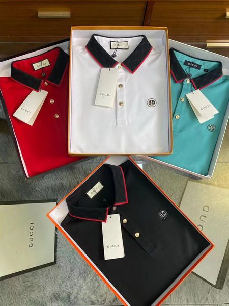 gucci polo衫 2021新款 古馳翻領短袖polo衫 MG0323款