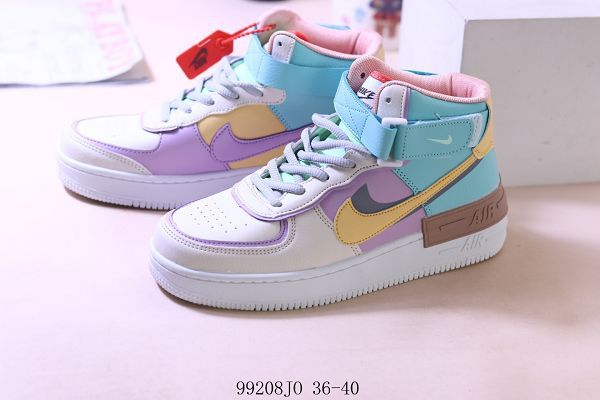 Nike Air Force 1 Low SHADOW 2020新款 馬卡龍女生高幫休閒板鞋