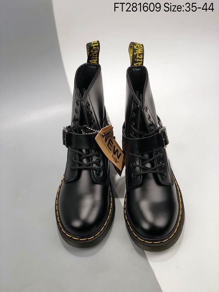 dr martens 馬汀大夫 2020新款 Jadon 8 Zip Boots復古機車厚底粗跟情侶款馬丁靴