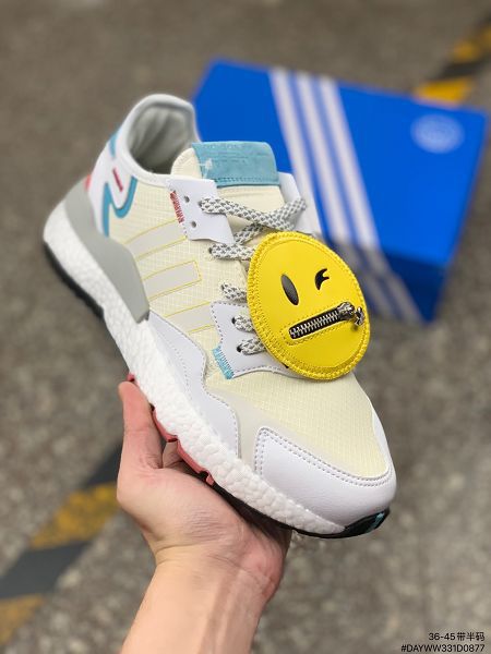 Adidas Nite Jogger Boost 2022新款 愛迪達三葉草聯名夜行者男女款復古跑鞋